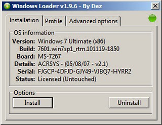Windows seven Loader
